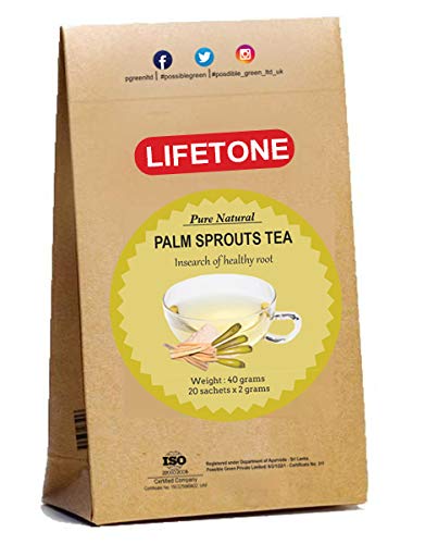 Palm Sprout Tea |Herbal Root Tea|20 Teabags|Kick Start The Body | 20 Teabags