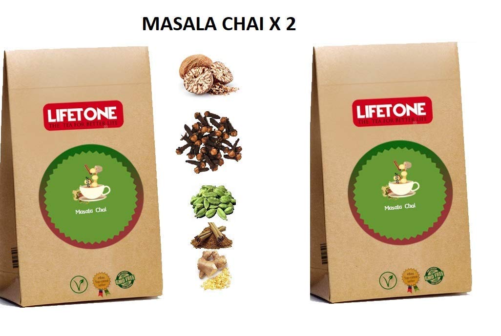 Masala Chai,Delicious Mixture of 6 Spices,40 Teabags
